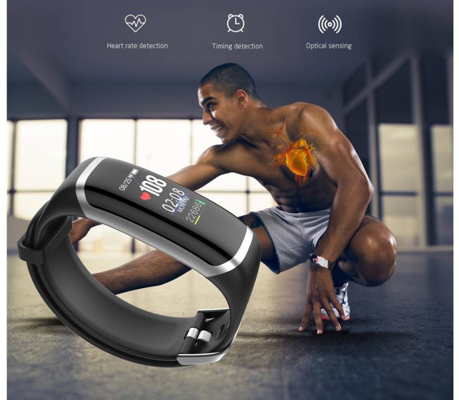 Contrast Frame Dial Fitness Tracker