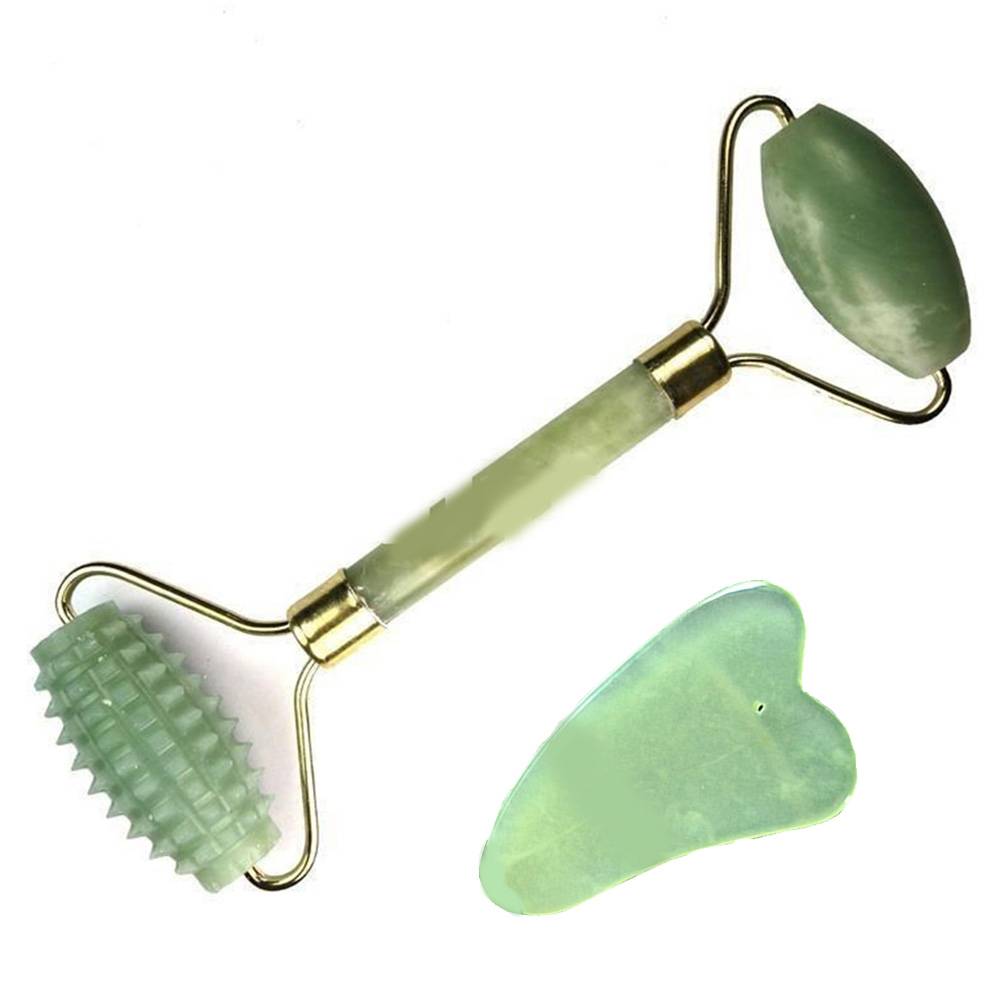 Massage Roller with Spikes and Stone Set