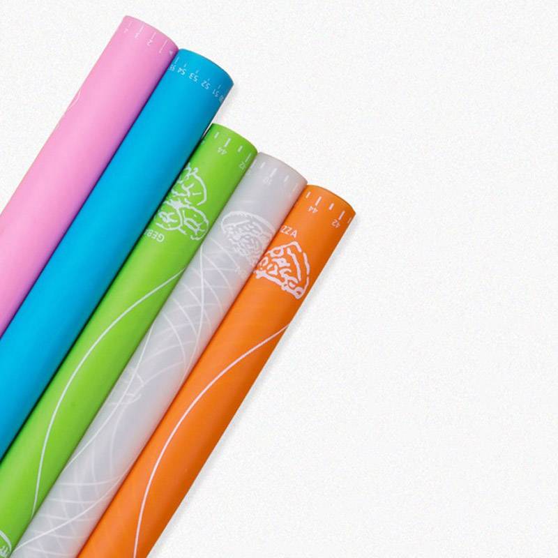 Non Stick Silicone Rolling Dough Pad Bakeware Kitchen Accessories cb5feb1b7314637725a2e7: Blue|Green|Orange|Pink