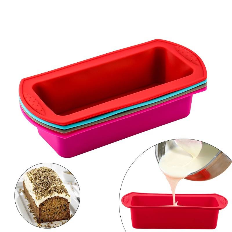 Colorful Silicone Cake Baking Mold Bakeware Kitchen Accessories cb5feb1b7314637725a2e7: Blue|Grey|Pink|Red