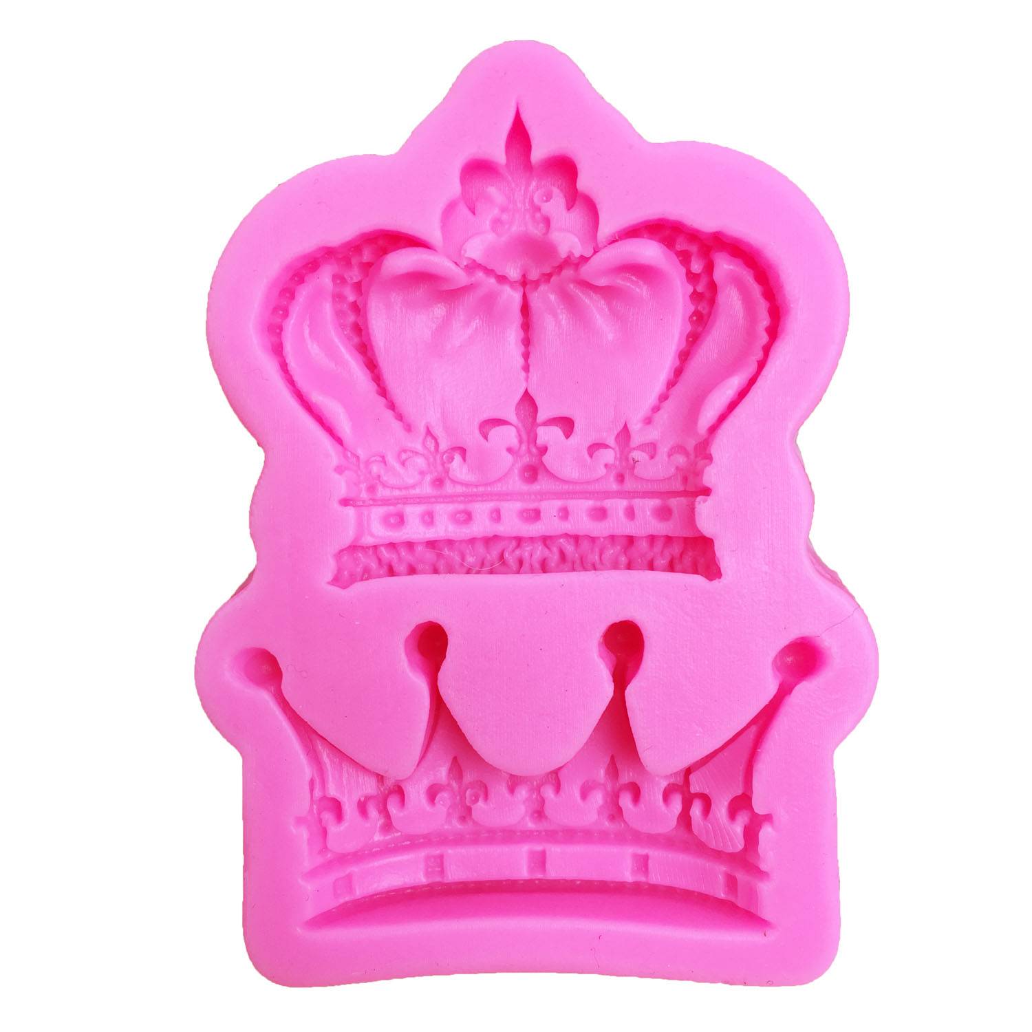Crown Shaped Silicone Fandont Mold