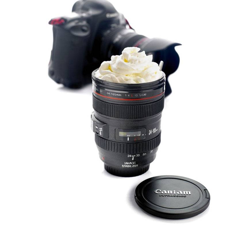 Creative Camera Lens Shaped Mug