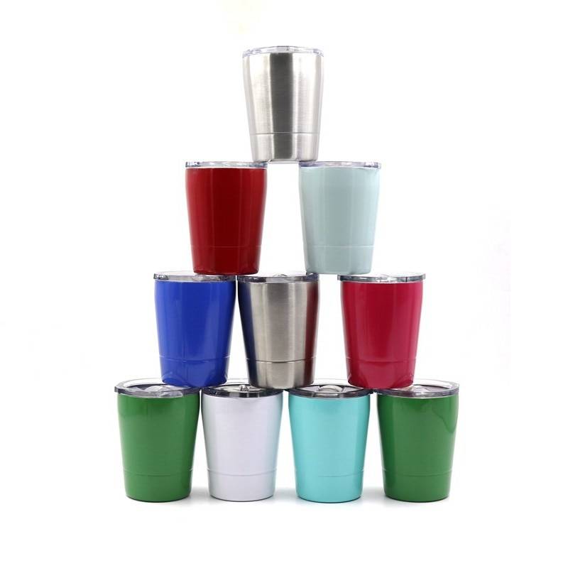 Stainless Steel Coffee Mug Drinkware Kitchen Accessories cb5feb1b7314637725a2e7: Black|Blue|Green|Light Blue|Purple|Red|Rose red|Silver|White