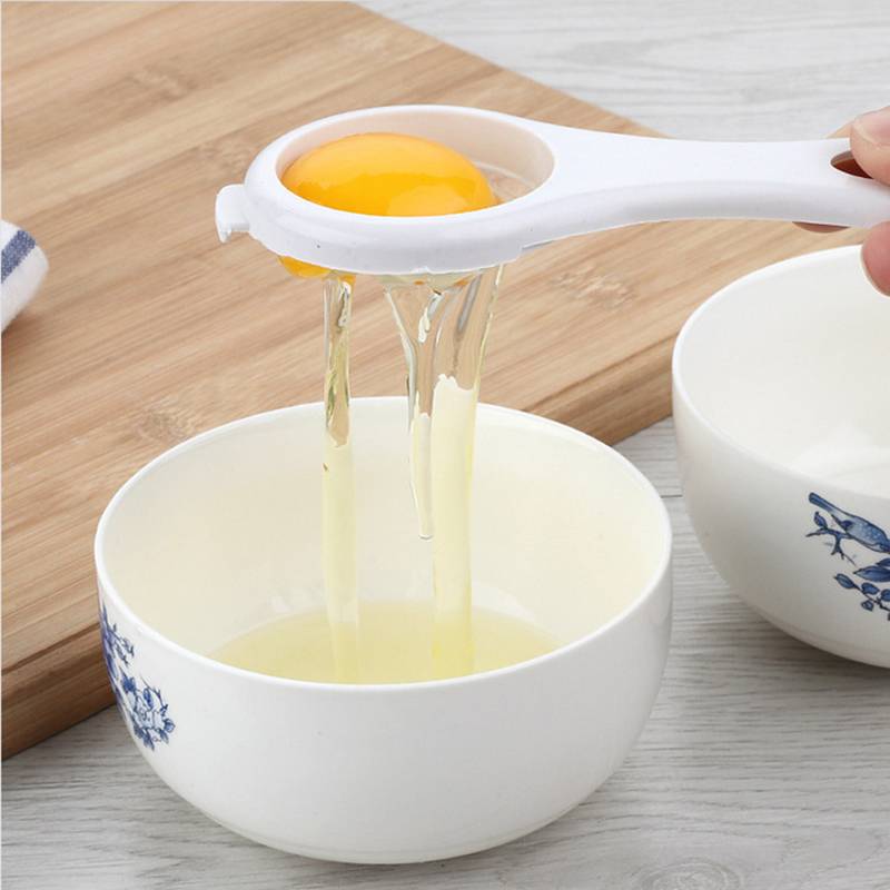 Egg Yolk Separator for Kitchen Cookware Kitchen Accessories cb5feb1b7314637725a2e7: White