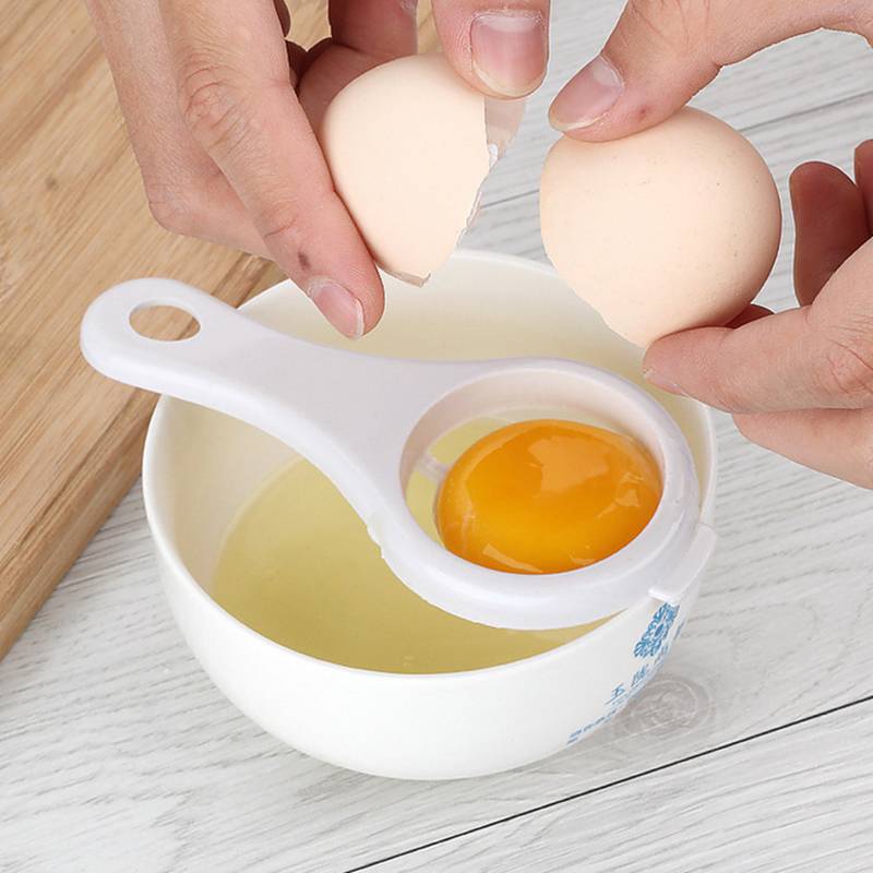 Egg Yolk Separator for Kitchen Cookware Kitchen Accessories cb5feb1b7314637725a2e7: White