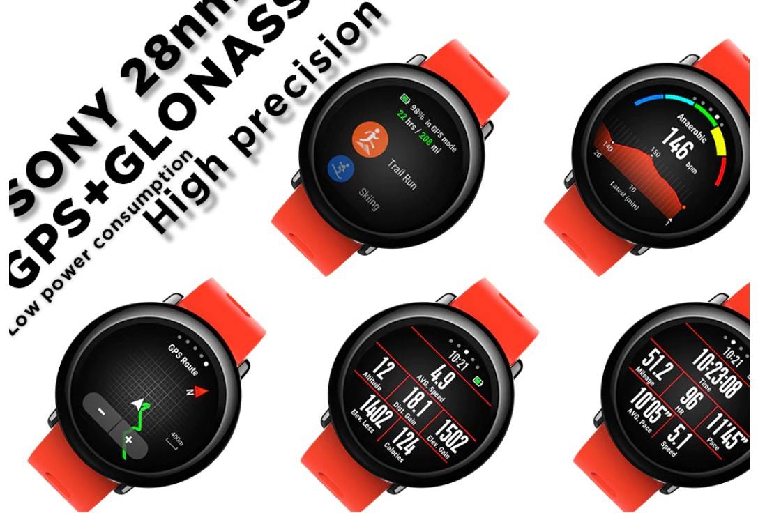 Two Tone Silicone Strap Smart Watch