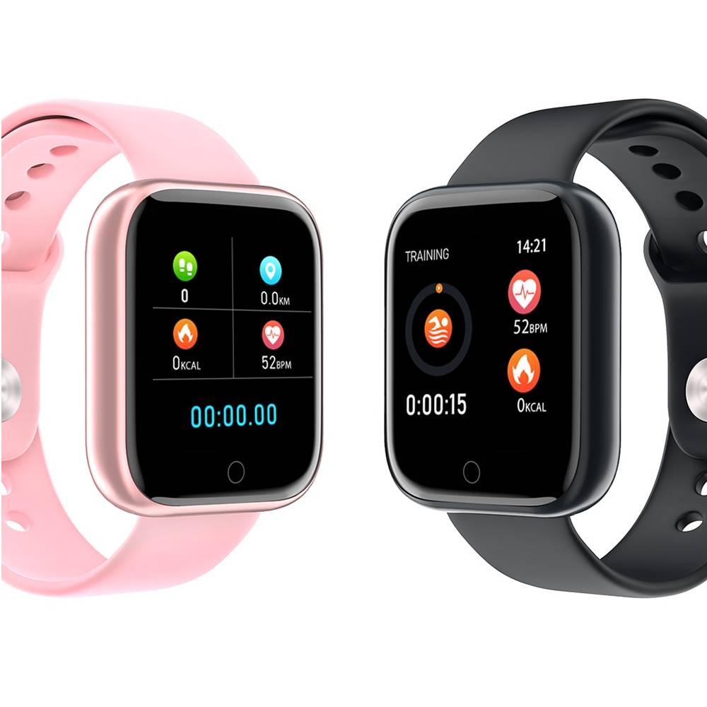 Waterproof Stainless Steel Smart Watch Consumer Electronics Smart Watches Smart Watches Watches cb5feb1b7314637725a2e7: Black with Black Strap|Grey with Black Strap|Rose Gold with Pink Strap|Silica Gel Black|Silica Gel Pink|Silica Gel Silver|Steel Black|Steel Pink|Steel Silver