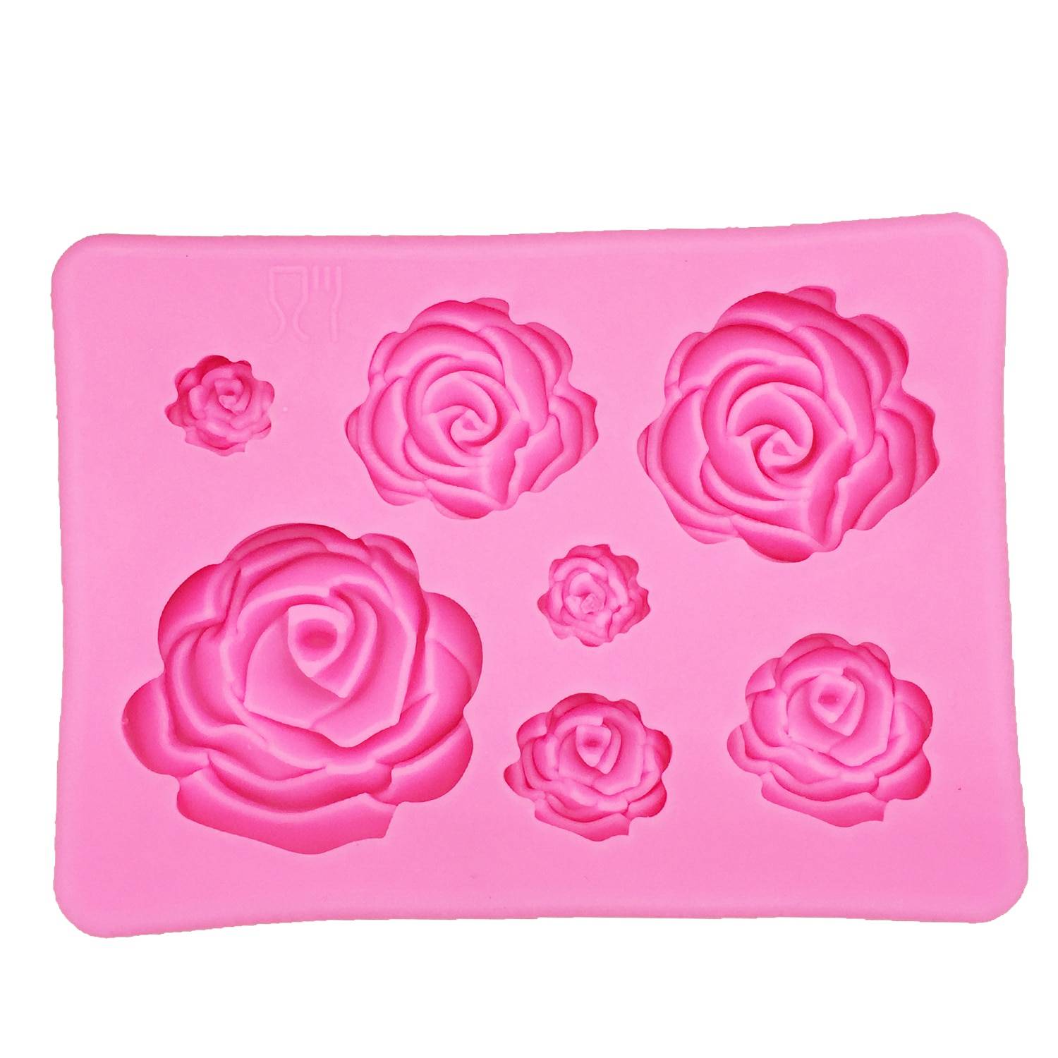 Rose Flowers Shaped Silicone Cake Mold Bakeware Kitchen Accessories