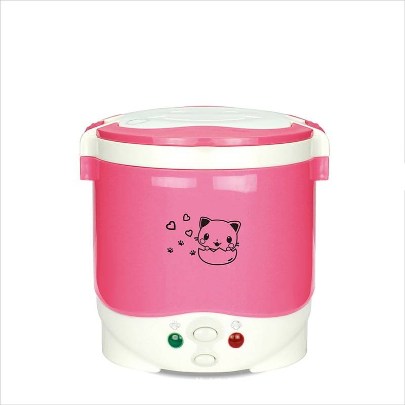 Electric Multifunctional Mini Cooker Cookware Kitchen Accessories cb5feb1b7314637725a2e7: Green|Pink|Red|White