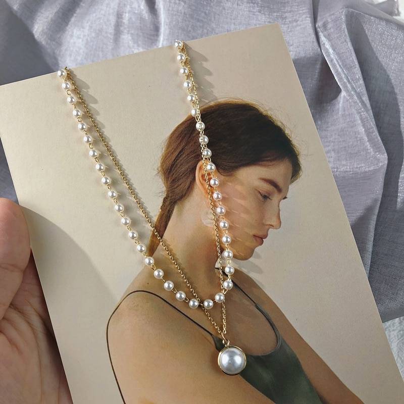 Retro Pearls Choker for Women