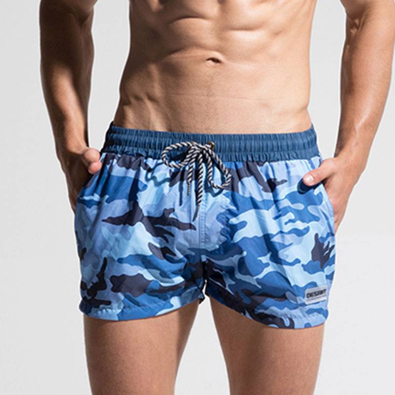Swimming Shorts for Men with Camouflage Prints Apparel Beachwear Men cb5feb1b7314637725a2e7: Blue|Gray|Orange